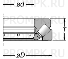Сфероконический роликовый подшипник серии 29200, 29300, 29400 и др.