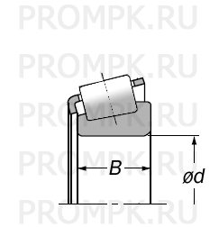 Внутреннее кольцо конического роликового подшипника