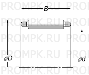 Сепаратор с набором игольчатых роликовых тел качения типа KJ