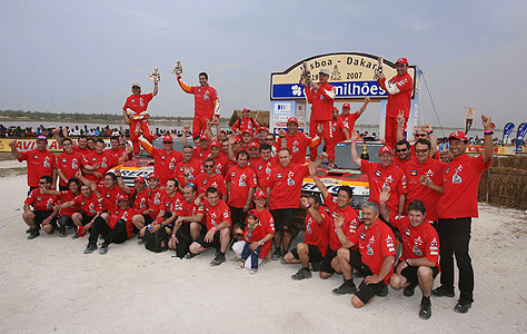 Победа команды Mitsubishi Motor Sport