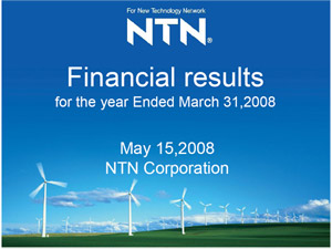  NTN Corporation  2007  ,  31  2008 .
